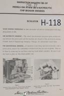 Hammond-Hammond Instruction Bulletin CBE-257 Electrolytic Chip Breaker Grinder Manual-CBE-10-CBE-6-01